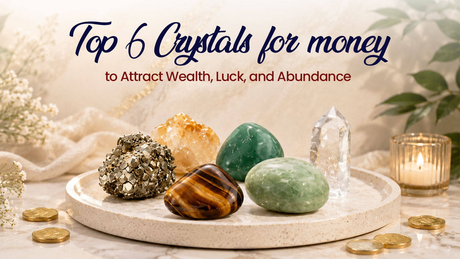 Best 6 Crystals for Wealth, Luck & Financial Growth