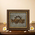 7 Horses on Raw Pyrite Frame