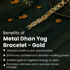 Gold Metal Dhan Yog Bracelet