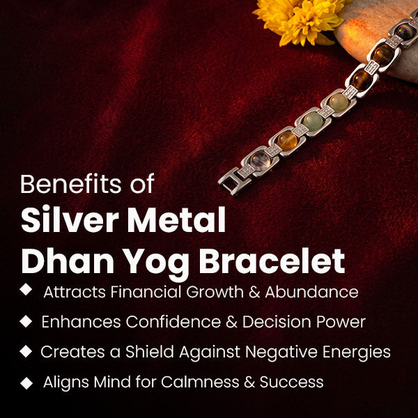 Silver Dhan Yog Bracelet