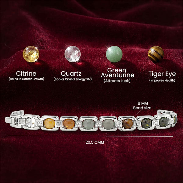 Silver Dhan Yog Bracelet